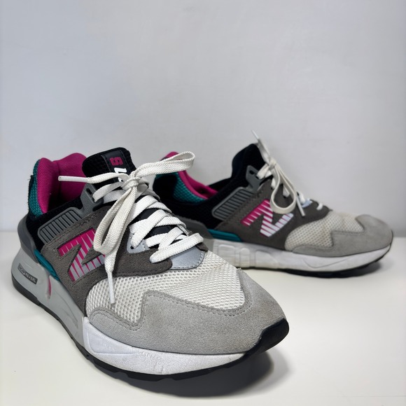 New Balance 997s Abzorb Gray Pink Teal South Beach Running Shoes Sneakers 8 - Picture 2 of 12
